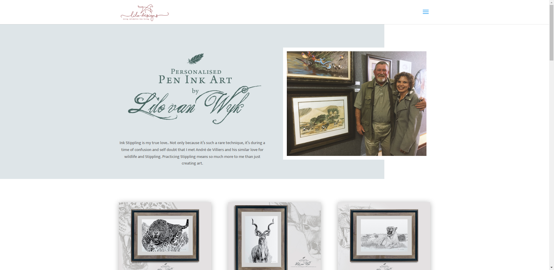 Business Website Design - Artwork