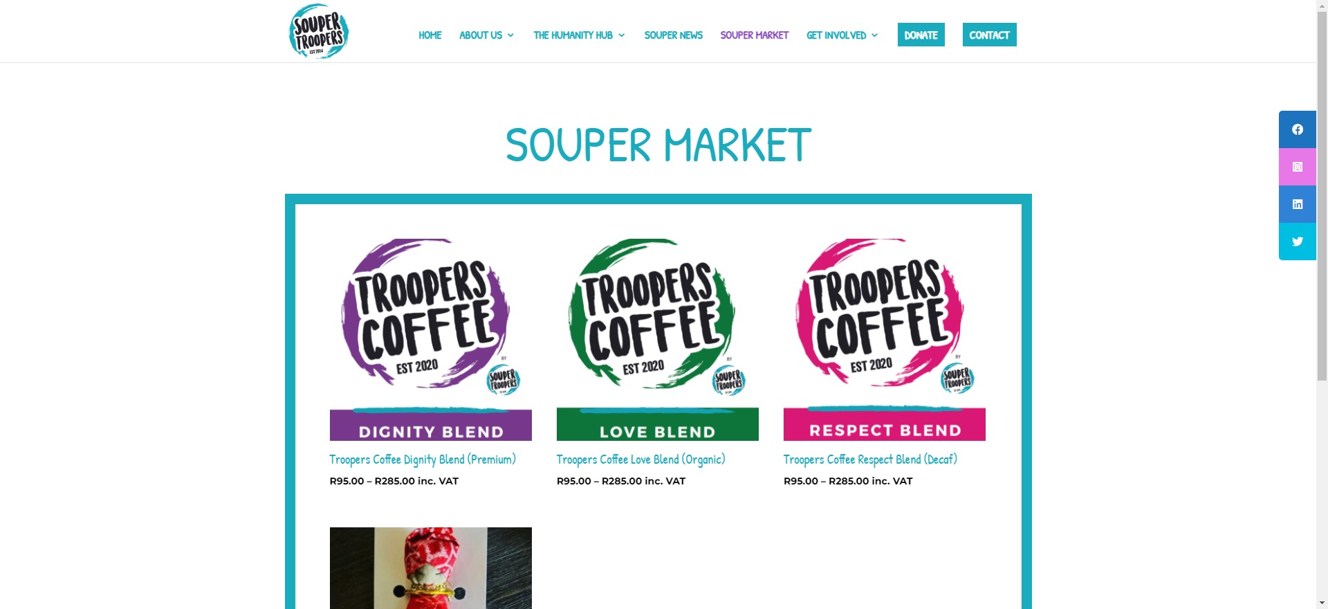 Ecomm Website Design - Shop